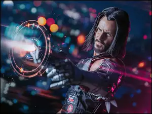 Cyberpunk 2077, Gra, Johnny Silverhand, Aktor, Postać, Keanu Reeves