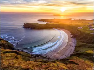Plaża Silver Beach w hrabstwie Donegal