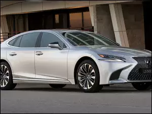 2018, Srebrny, Lexus LS, Hybryda