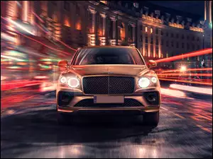 Przód Bentley Bentayga Hybrid Plug-in V6 SUV