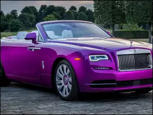 Fuksja, Rolls-Royce Dawn, Kabriolet, Kolor