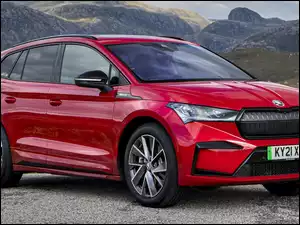 Skoda Enyaq iV Sportline, Czerwona