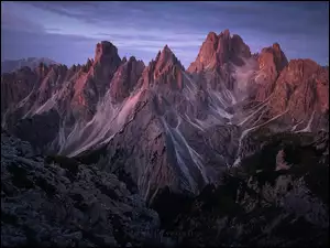 Skały w Dolomitach