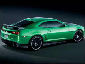 Zielony, Car, Chevrolet Camaro, Muscle