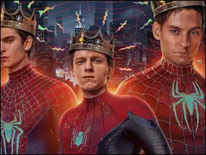 Tom Holland jako Peter Parker ( Spider Man ) na plakacie do filmu No Way Home