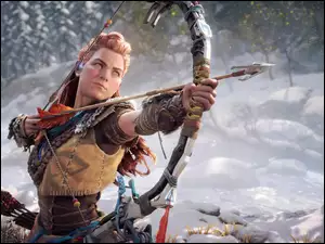 Postać łuczniczki Aloj z gry Horizon Forbidden West