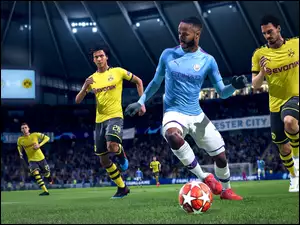Mecz piłkarski z gry Fifa 20