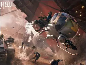 Helikopter i żołnierze w grze Batlefield 2042