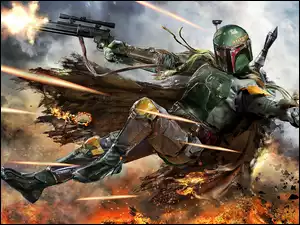 Temuera Morrison jako Boba Fett w serialu Księga Boby Fetta - Star Wars
