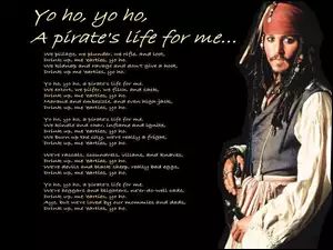 Johnny Depp, Piraci Z Karaibów, napisy