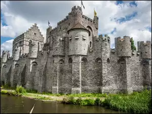 Zamek Het Gravensteen w Gandawie