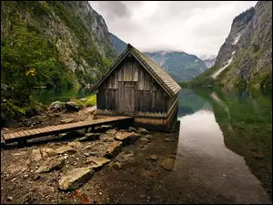 Jezioro Obersee w Bawarii