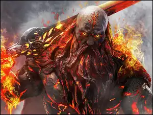 Surtr z gry Assassins Creed Valhalla
