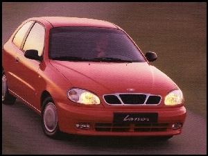 Czerwony, Daewoo Lanos