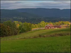 Domki na wzgórzach