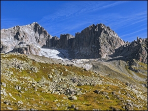 Skały w Przełęczy Furkapass