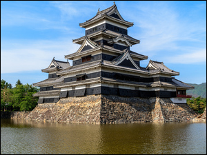 Matsumoto, Japonia, Fosa, Zamek Matsumoto, Prefektura Nagano