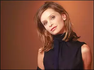 Calista Flockhart, czarny golfik