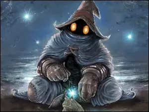 Czarny Mag, Żaba, Gra, Grafika, Black Mage, Final Fantasy