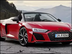 Spyder, Czerwone, Audi R8
