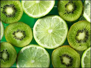 Limonka, Owoce, Kiwi