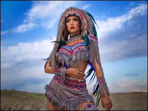 Indianka, Kobieta, Strój