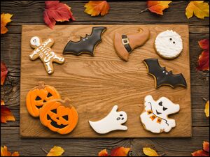 Halloween, Ciasteczka, Deska
