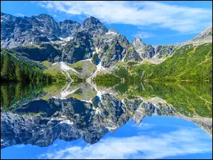Staw, Tatry, Góry, Polska, Morskie Oko