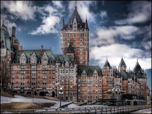 Zamek Chateau Frontenac w Kanadzie