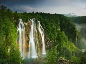 Wodospady, Góry, Las