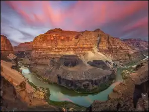 Grand Canyon, Stany Zjednoczone, Wielki Kanion Kolorado, Park Narodowy Wielkiego Kanionu, Rzeka Kolorado