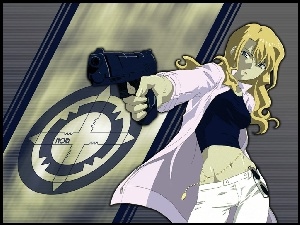 pistolet, Noir, kobieta
