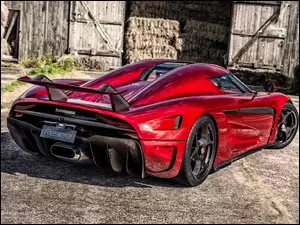 Regera Koenigsegg Czerwony