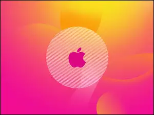 Logo, Różowe, Apple