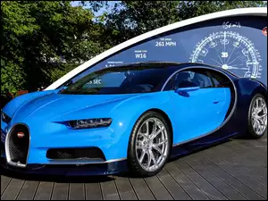 Bugatti Chiron, Niebieski