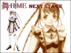 Mai Otome, napis, stage, kobieta