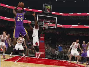 Mecz koszykówki w grze NBA 2K15