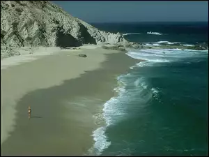 Plaża, Łagodny, Klif