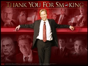 Katie Holmes, Cameron Bright, Aaron Eckhart, William H. Macy, Thank You For Smoking, garnitur, Maria Bello, Sam Elliott