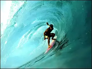 Windsurfing, fala, deska, morze