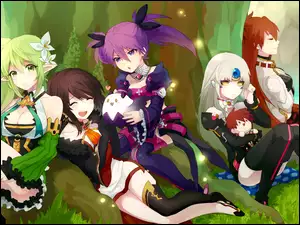 Rena, Elsword, Aisha, Elesis, Ara, Eve