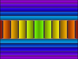 Kolorowe paski w abstrakcji