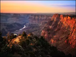 Klif w Parku Narodowym Wielkiego Kanionu w północnej części stanu Arizona w USA