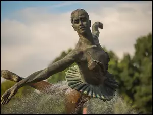 Poznań, Baletnica, Fontanna, Ogród Botaniczny
