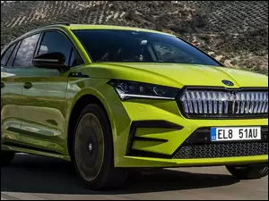 Skoda Enyaq RS iV, Limonkowa