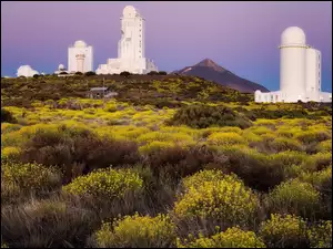 Teneryfa, Hiszpania, Teide, Trawy Budowla, Góra, Obserwatorium