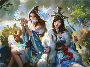 Dwie postacie z gry Three Kingdoms