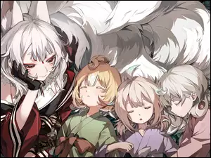 Sen, Anime, Cztery, Postacie