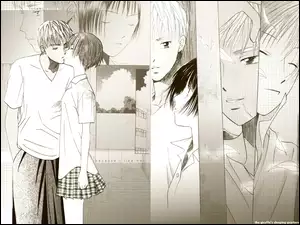 Kareshi Kanojo No Jijyou, ludzie, szkic, kartka