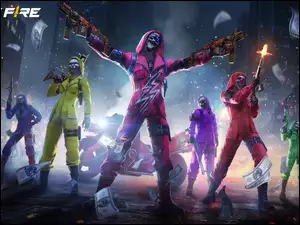 Free Fire, Postacie, Gra